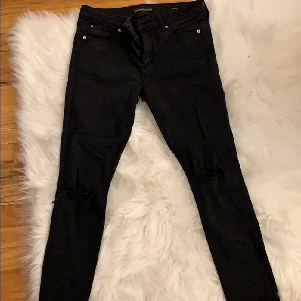 Black Jeans Abercrombie and Fitch size 27